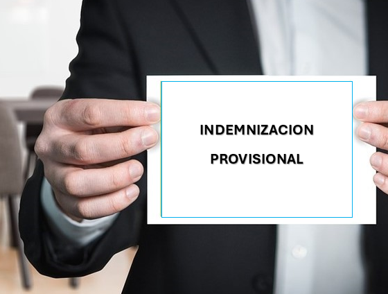indemnización provisional